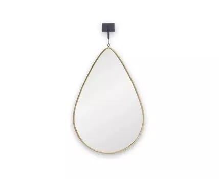 Зеркало Droppe S Gold подвес 10см
