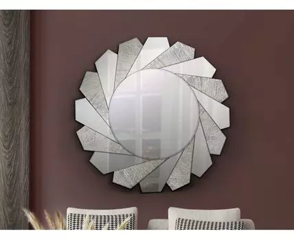 Зеркало Flavia 100 см серебристое