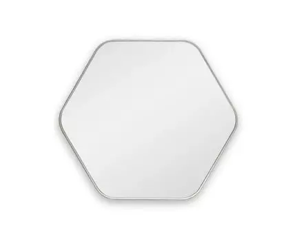 Зеркало Hexagon M Silver