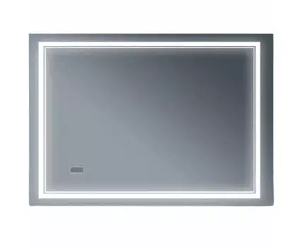 Зеркало Эстель-2 120 с подсветкой LED, на взмах руки, часы