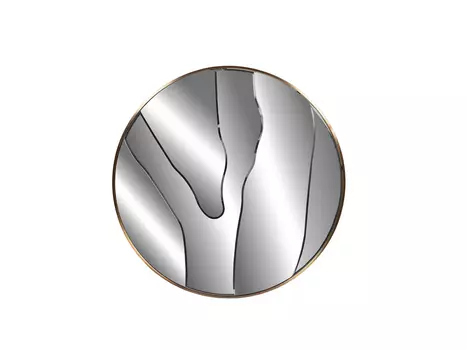 Зеркало круглое с рисунком d100*3см