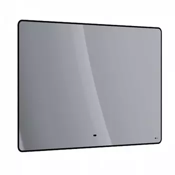 Зеркало Lemark MIOBLACK 120х80см с интерьерной подсветкой, с подогревом