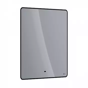 Зеркало Lemark MIOBLACK 70х80см с интерьерной подсветкой, с подогревом