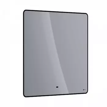 Зеркало Lemark MIOBLACK 80х80см с интерьерной подсветкой, с подогревом
