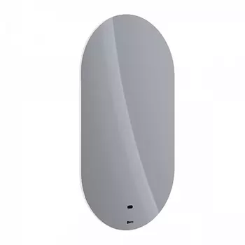 Зеркало Lemark OLSA 55х100см овальное с интерьерной подсветкой, с подогревом