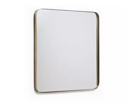 Зеркало Marcus 60x60 золотое