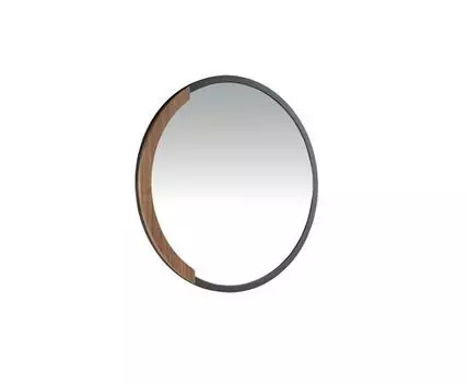 Зеркало настенное 3247/CPMR37 в раме из черной стали