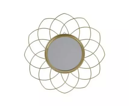 Зеркало настенное Golden Flower (золотистый, 1)