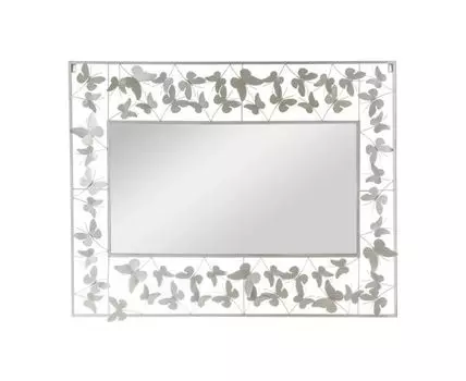 Зеркало настенное с бабочками 110х2х85см