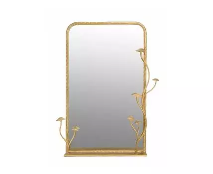 Зеркало настенное с полкой