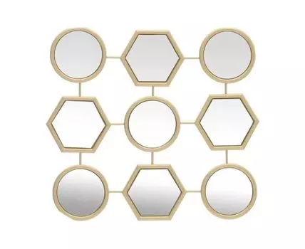 Зеркало настенное (золотистый, 41)