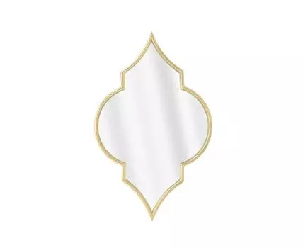 Зеркало настенное (золотистый, 58)