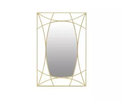 Зеркало настенное (золотистый, 60)