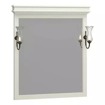 Зеркало OPADIRIS Борджи 85, слоновая кость, с выключателем, вар. 2