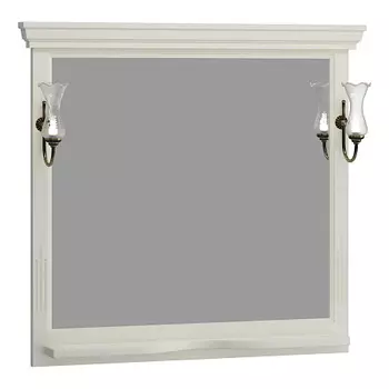 Зеркало OPADIRIS Риспекто 100, слоновая кость, с выключателем