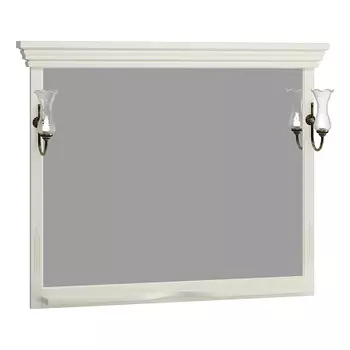 Зеркало OPADIRIS Риспекто 120, слоновая кость, с выключателем