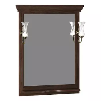 Зеркало OPADIRIS Риспекто 80, орех антикварный (нагал), с выключателем