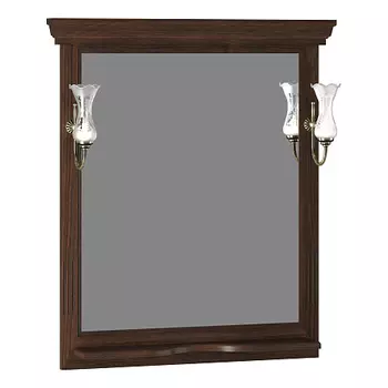 Зеркало OPADIRIS Риспекто 85, орех антикварный (нагал), с выключателем