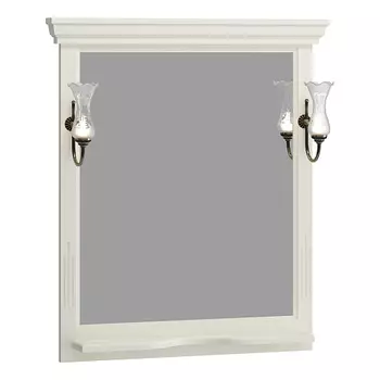 Зеркало OPADIRIS Риспекто 85, слоновая кость, с выключателем