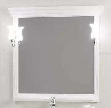 Зеркало OPADIRIS Риспекто 95, белый матовый