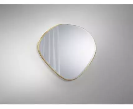 Зеркало овальное Mimo 80X80 золотое