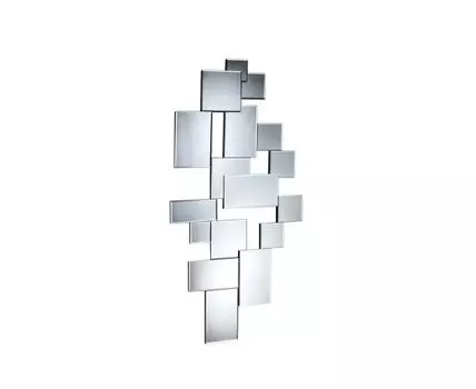 Зеркало прямоугольное City (серебристый, 68)