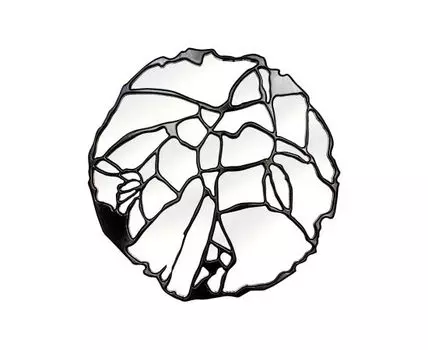 Зеркало Roots Black