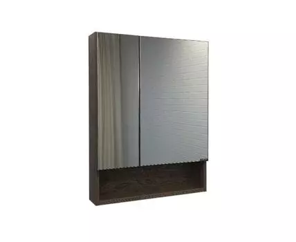 Зеркало-шкаф Comforty Никосия 60 дуб темный