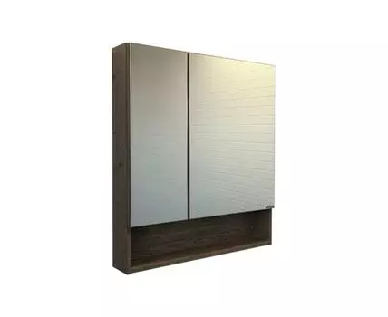 Зеркало-шкаф Comforty Никосия 70 дуб темный