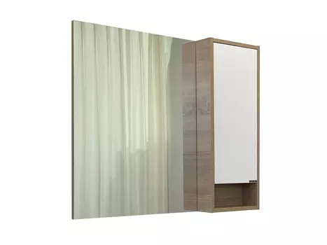 Зеркало-шкаф Гамбург-90 дуб сонома