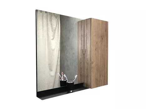 Зеркало-шкаф Кёльн-90 дуб темный