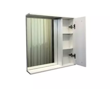 Зеркало-шкаф Модена М-60 белый матовый