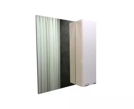 Зеркало-шкаф Неаполь-80 белый глянец