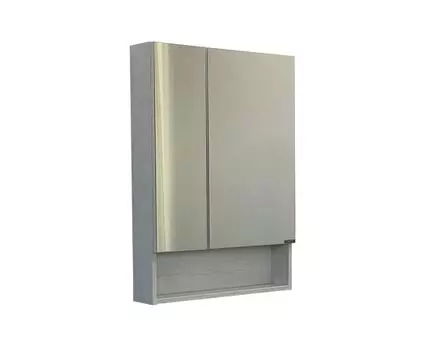 Зеркало-шкаф Никосия-60 дуб белый