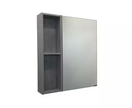 Зеркало-шкаф Осло-70 бетон светлый