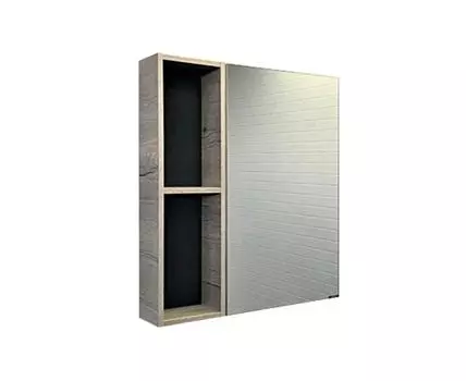 Зеркало-шкаф Порто-75 дуб дымчатый