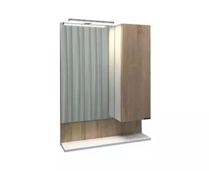 Зеркало-шкаф Рига-60 дуб сонома