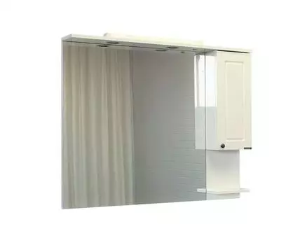 Зеркало-шкаф Севилья-100 слоновая кость