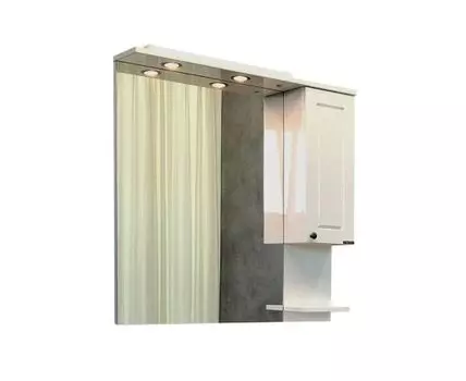 Зеркало-шкаф Севилья-85 слоновая кость