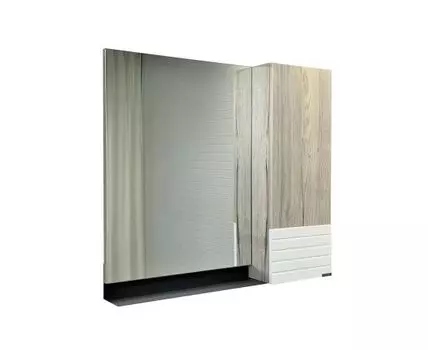 Зеркало-шкаф Страсбург-90 дуб дымчатый