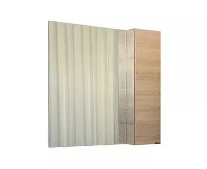 Зеркало-шкаф Тромсе-80 дуб сонома