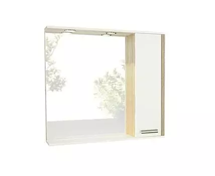 Зеркало-шкаф Тулуза-90 сосна лоредо