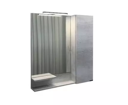 Зеркало-шкаф Верона-75 дуб белый