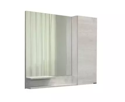 Зеркало-шкаф Верона-90 дуб белый