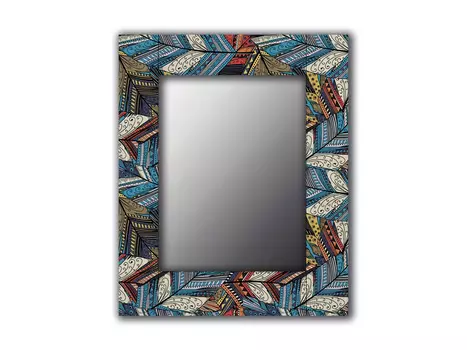 Зеркало Синие перья