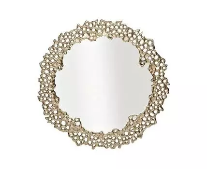 Зеркало Соты (золотистый, 89,5)