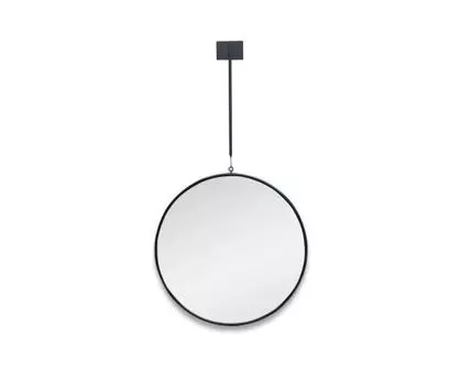 Зеркало Tandem M Black подвес 30см