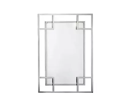 Зеркало в металлической раме Hi-Tech