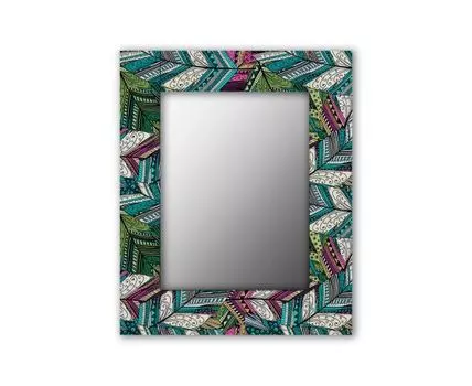 Зеркало Зеленые перья