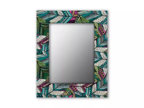 Зеркало Зеленые перья